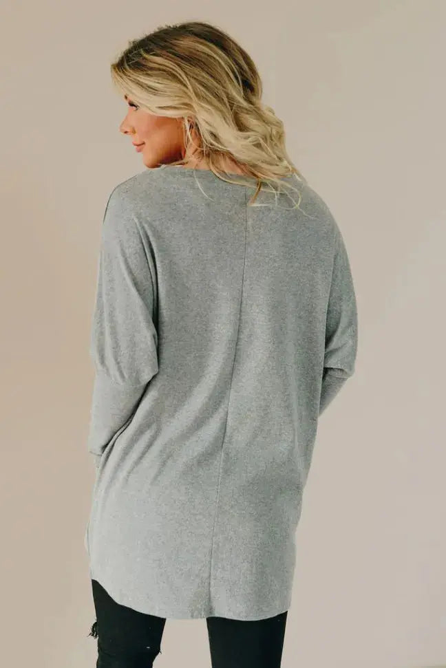 All Zipped Up Lips Pocket Tunic Stay Warm in Style