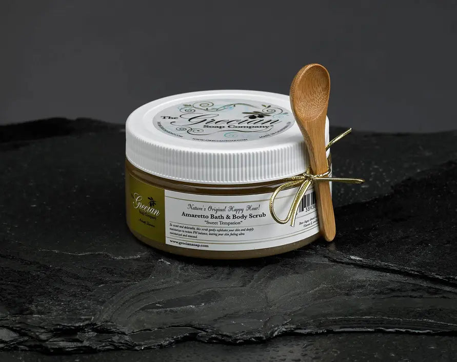 Amaretto Body Scrub Grecian Soap