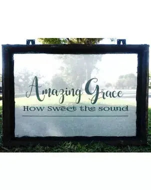 Amazing Grace Screen Print Art Vintage Addiction