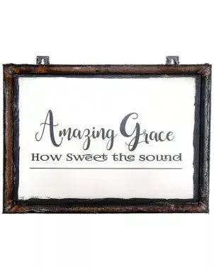 Amazing Grace Screen Print Art Vintage Addiction