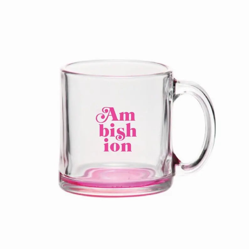 Ambishion Glass Coffee Mug Cocus Pocus