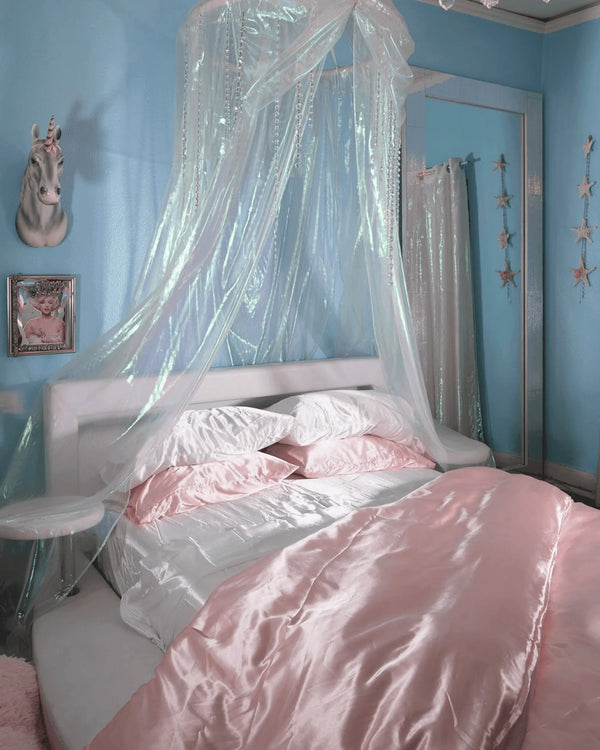 Amelia White Duvet Cover Sparkl Fairy Couture
