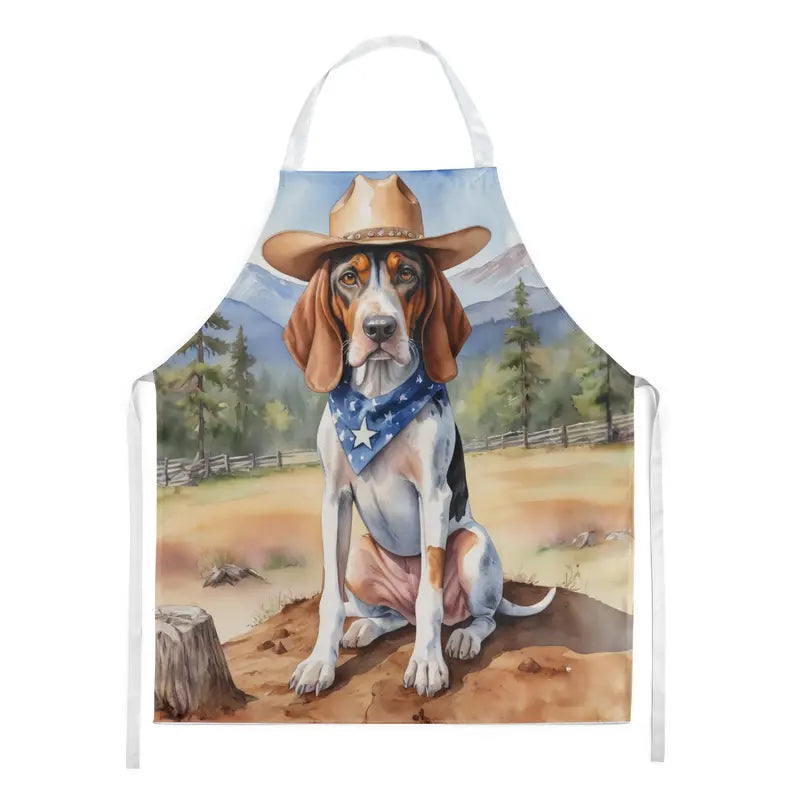 American English Coonhound Cowboy Welcome Apron Caroline's Treasures