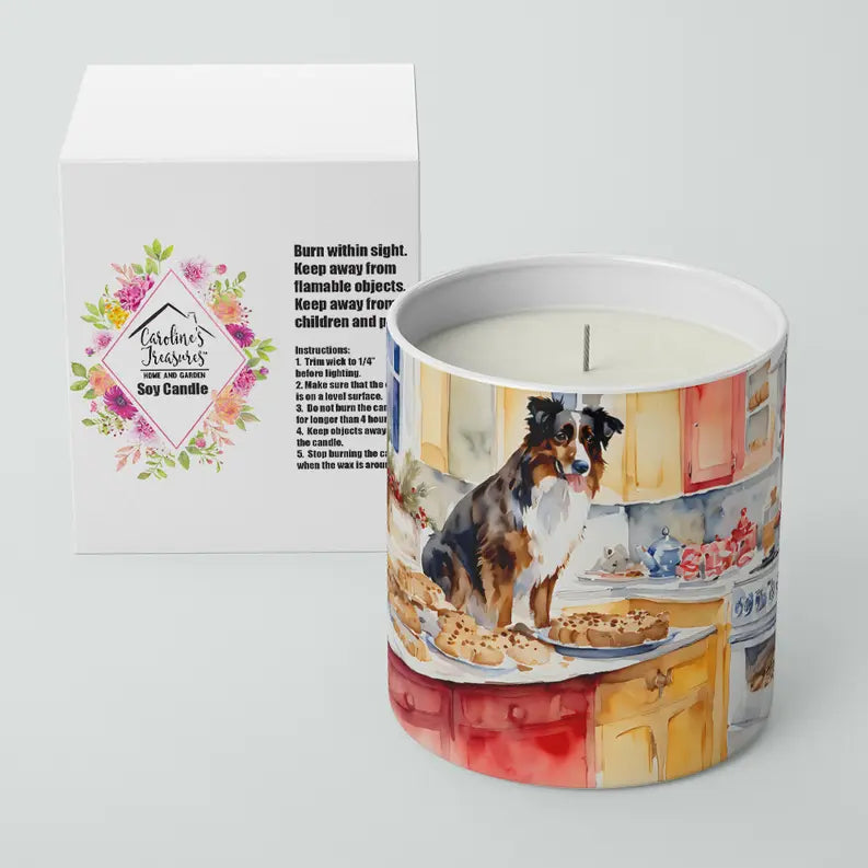 American Eskimo Christmas Cookies Decorative Soy Candle Caroline's Treasures