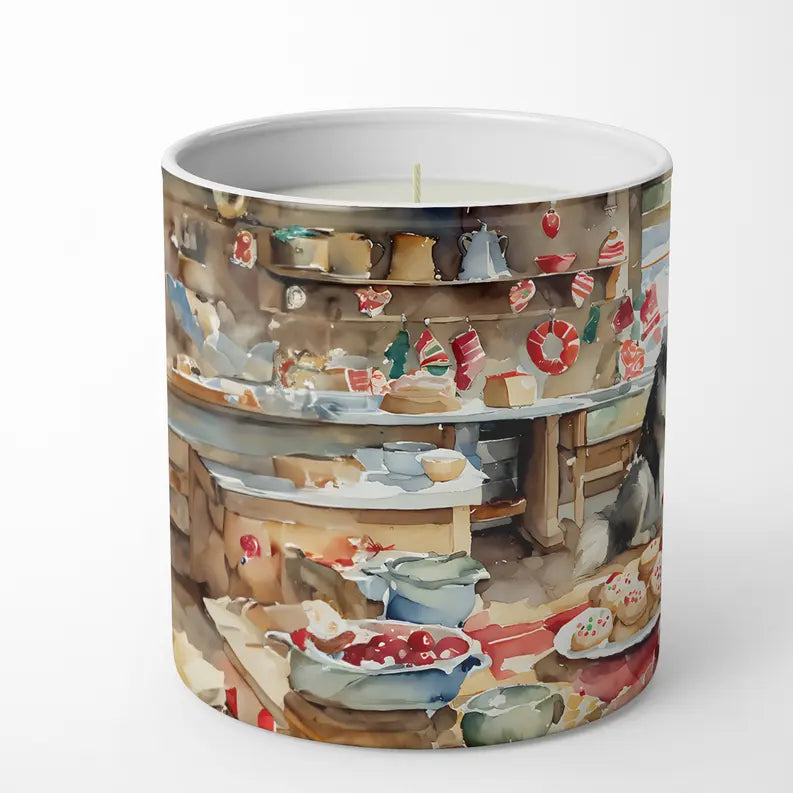 American Eskimo Christmas Cookies Decorative Soy Candle Caroline's Treasures