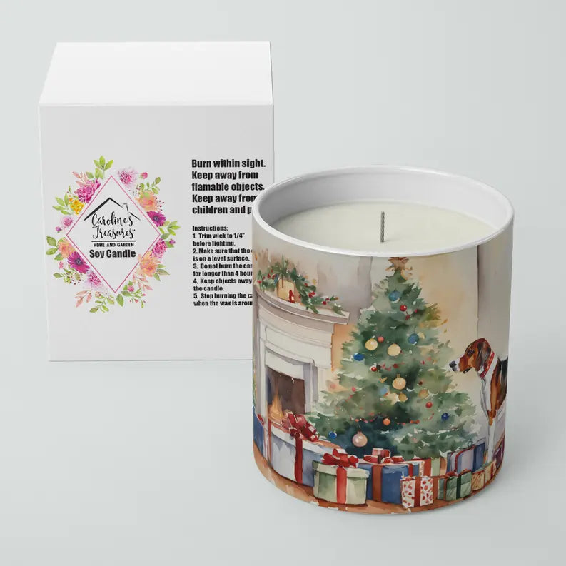 American Eskimo Cozy Christmas Decorative Soy Candle Caroline's Treasures