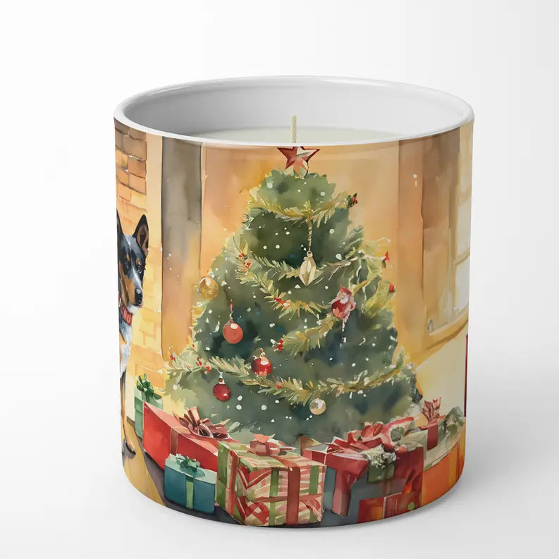 American Eskimo Cozy Christmas Decorative Soy Candle Caroline's Treasures