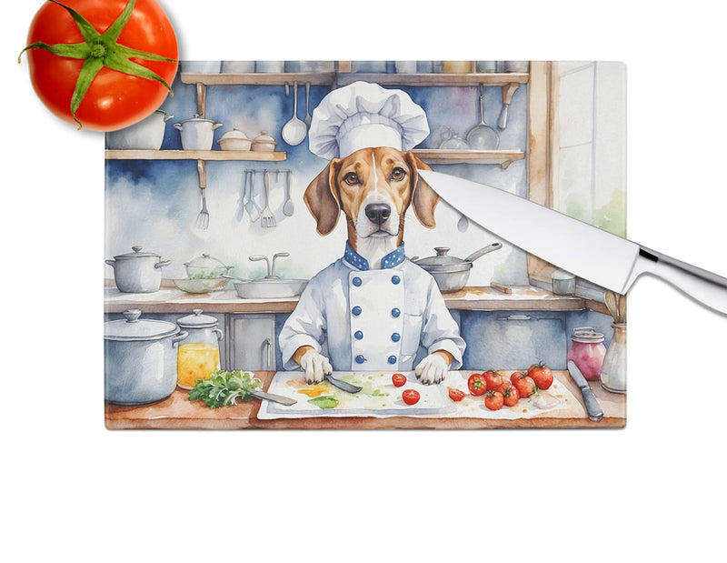 American Foxhound The Chef Glass Cutting Board Caroline's Treasures