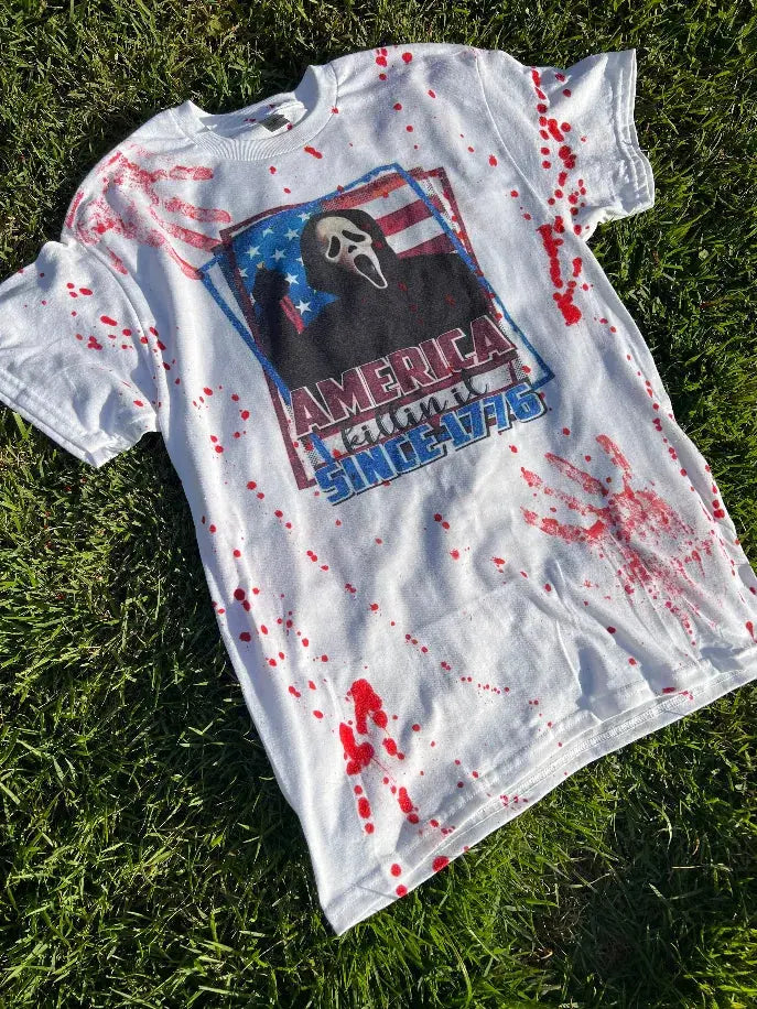American Killin it Since 1776 Scream Shirt CK's Boutique