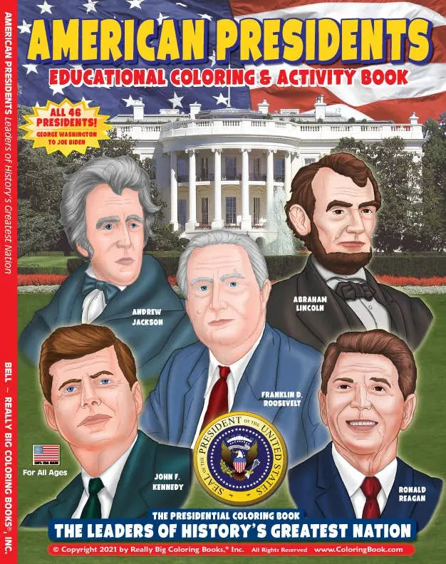 American Presidents Coloring Book Really Big Coloring Books