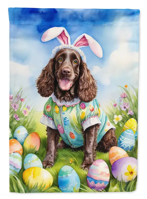 American Water Spaniel Easter Egg Hunt Garden Flag Caroline's Treasures