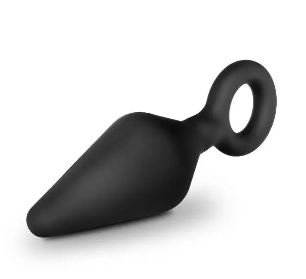 Anal Adventures Platinum Silicone Loop Plug - Small Black Blush Novelties