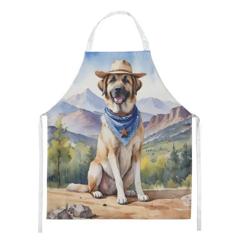 Anatolian Shepherd Cowboy Welcome Apron Caroline's Treasures