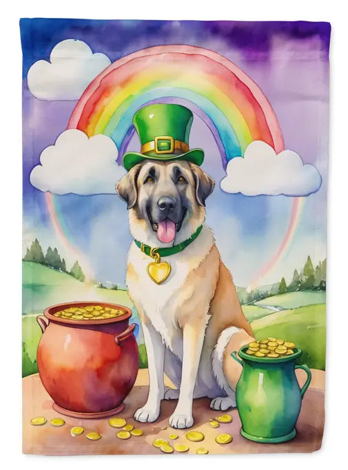 Anatolian Shepherd St Patrick's Day Garden Flag Caroline's Treasures