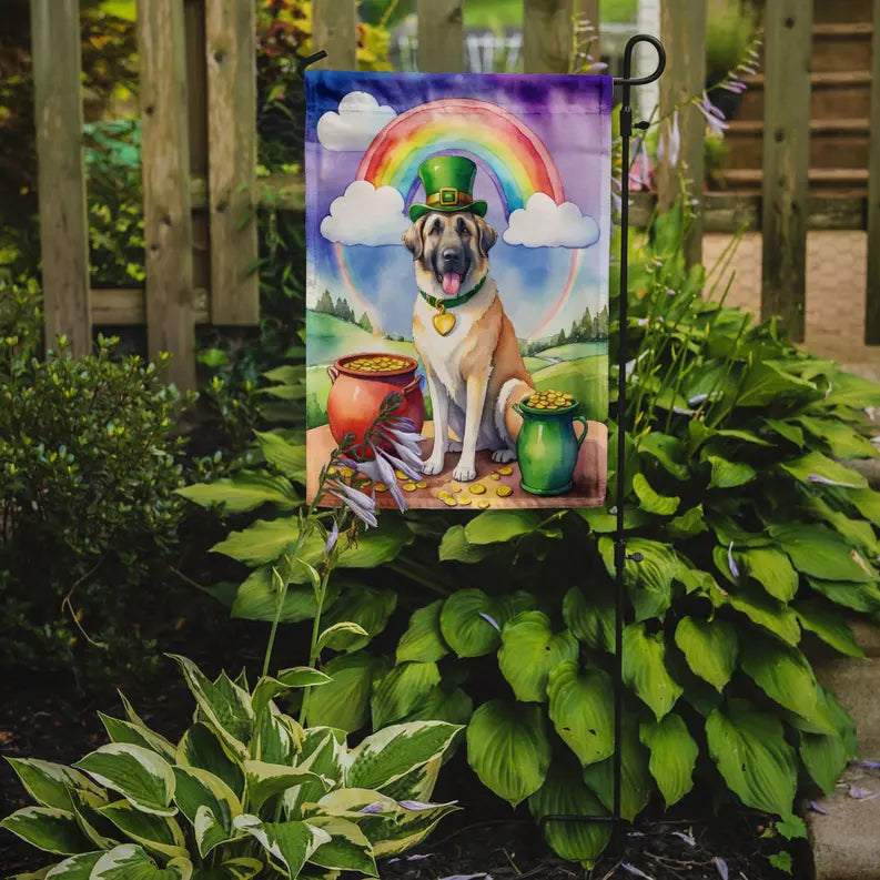 Anatolian Shepherd St Patrick's Day Garden Flag Caroline's Treasures