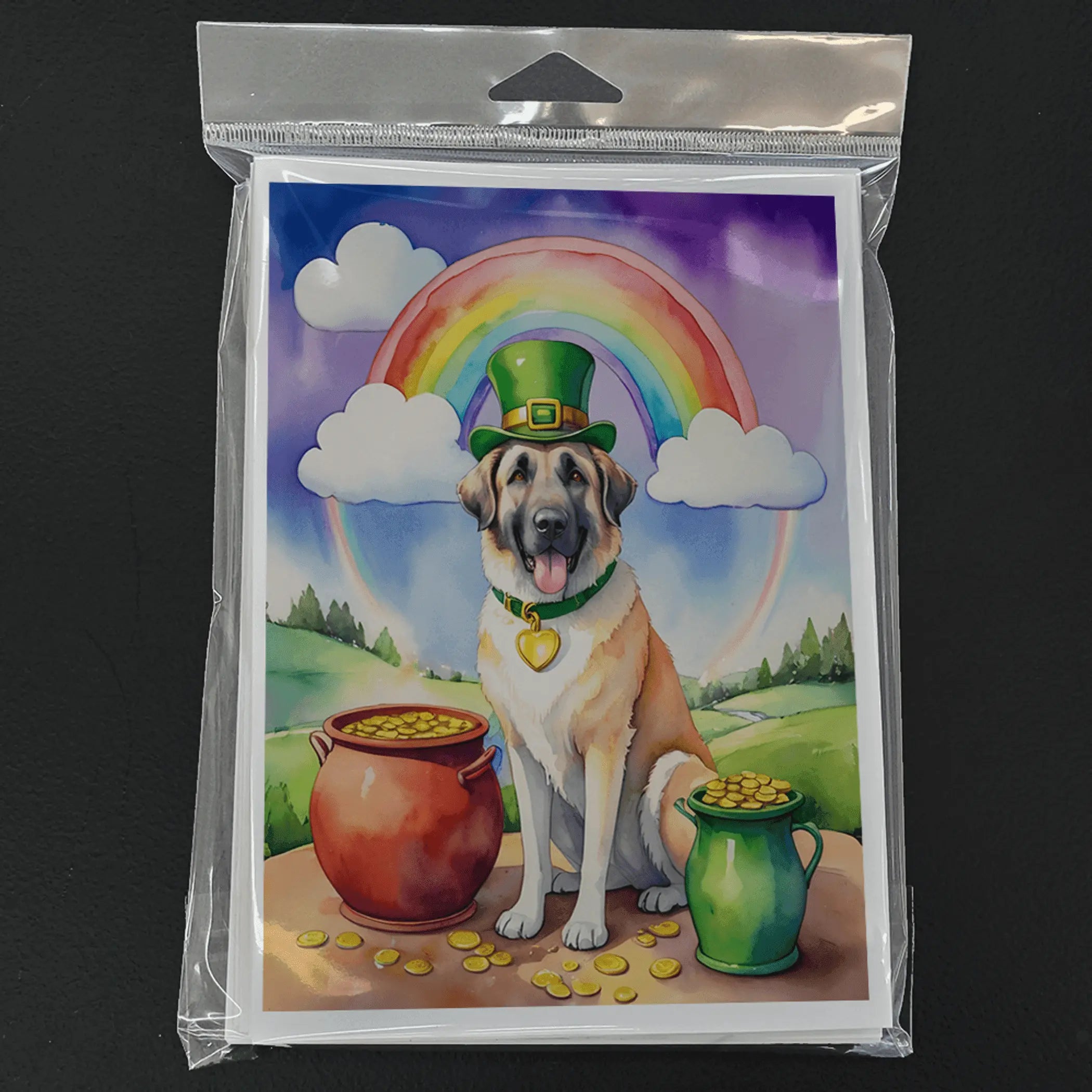 Anatolian Shepherd St Patrick's Day Greeting Cards Pack of 8 Caroline's Treasures