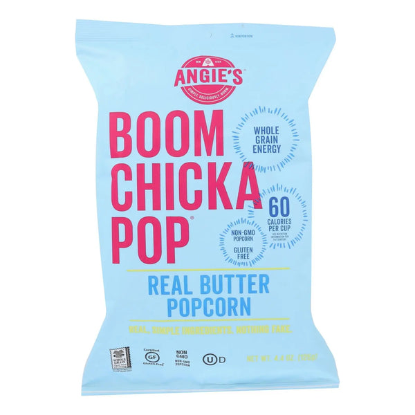 Angie's Kettle Corn Popcorn - Boom Chicka Pop - Real Butter - Case Of 12 - 4.4 Oz Angie's Kettle Corn