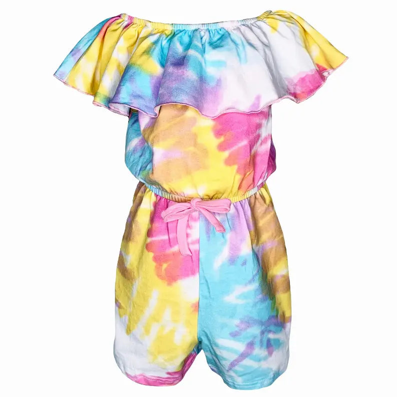 AnnLoren Big Little Girls Shorts Jumpsuit Summer One Piece Outfit AnnLoren