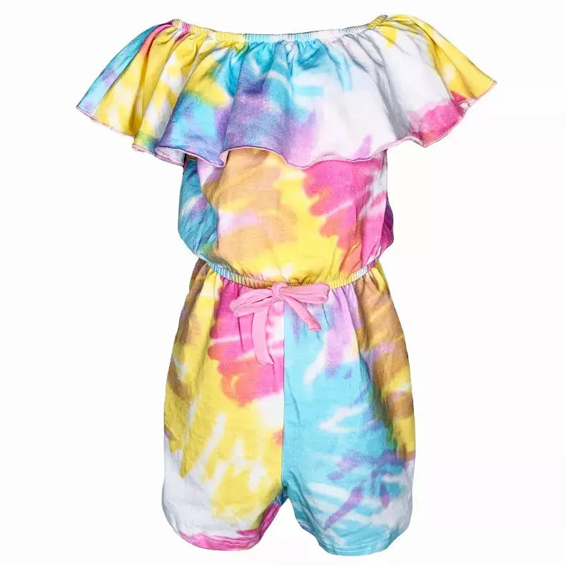 AnnLoren Big Little Girls Shorts Jumpsuit Summer One Piece Outfit AnnLoren