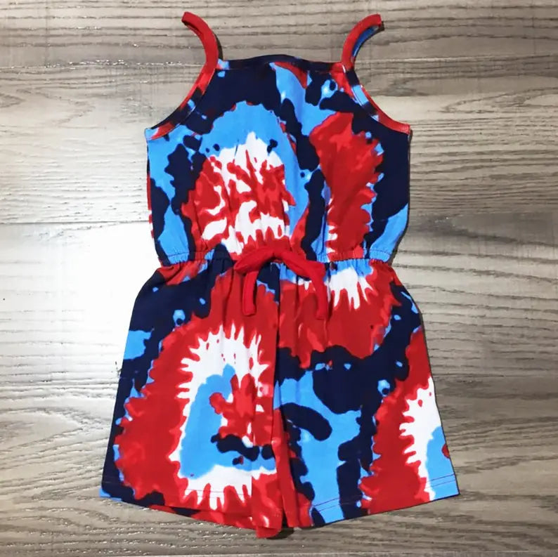 AnnLoren Big Little Girls Shorts Jumpsuit Summer One Piece Outfit AnnLoren