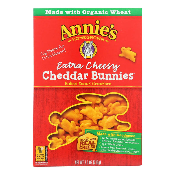 Annie's Homegrown - Chddr Bnnies  X-cheese - Case Of 12-7.5 Oz. Annie's Homegrown