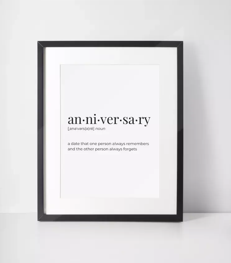Anniversary - Greeting Card Black Cat Bazaar