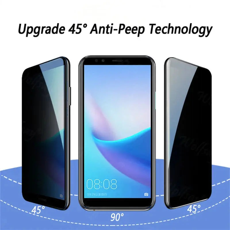 Anti-Spy Tempered Glass For Honor 200 Smart Privacy Screen Protector Honor 200 Smart Glass For Honor 200 Smart Glass 6.8 inch GreatEagleInc
