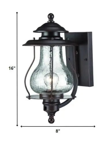 Antique Bronze Oil Lantern Hanging Light Homeroots Outdoor