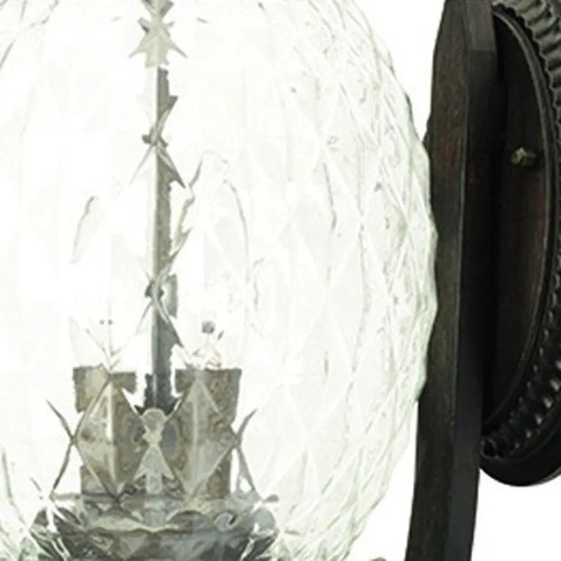 Antique Bronze Pineapple Wall Light Homeroots Outdoor