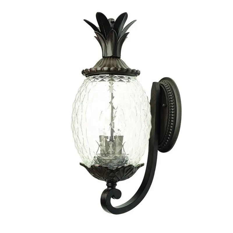 Antique Bronze Pineapple Wall Light Homeroots Outdoor