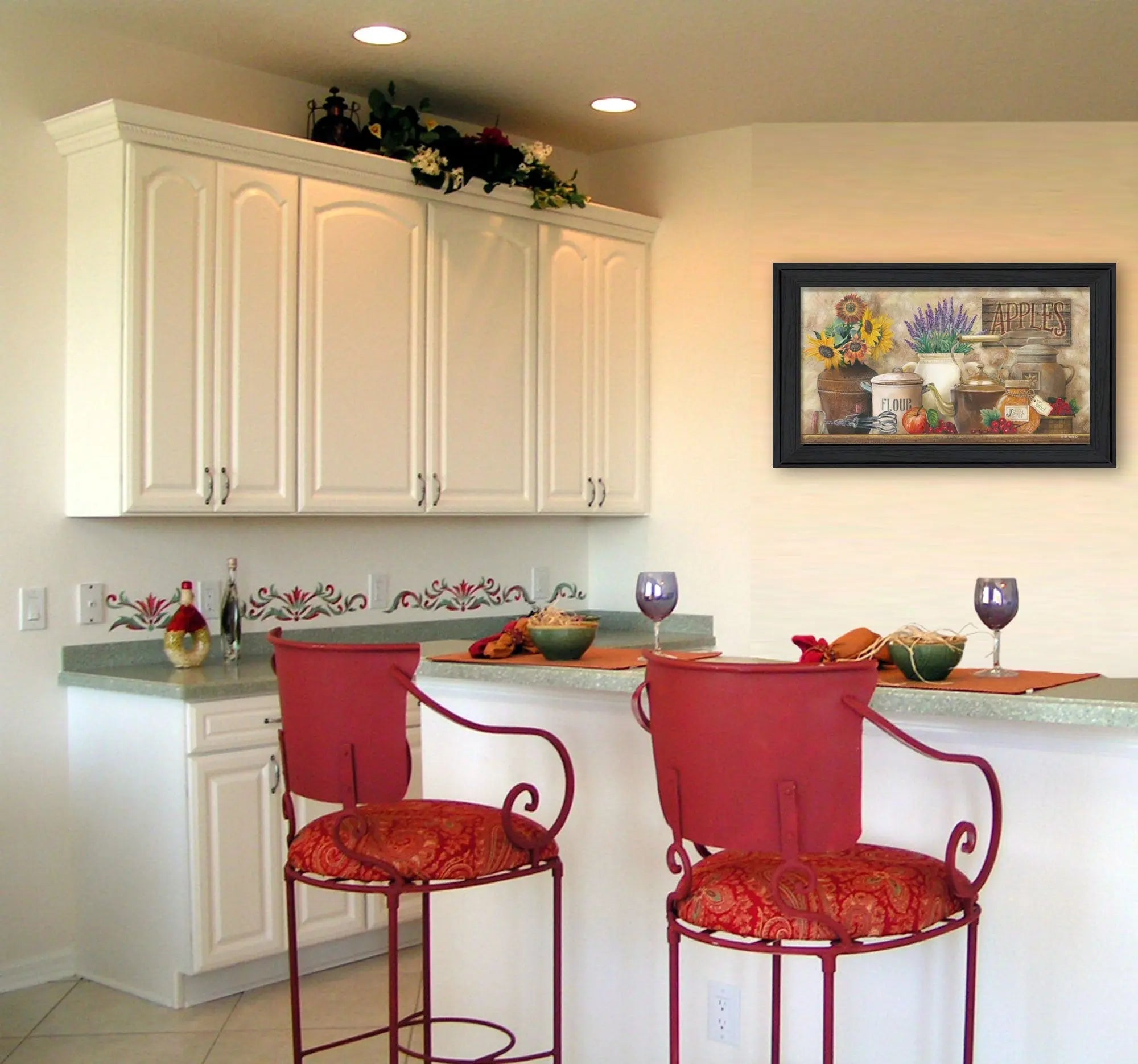 Antique Kitchen 3 Black Framed Print Kitchen Wall Art Homeroots Home Decor