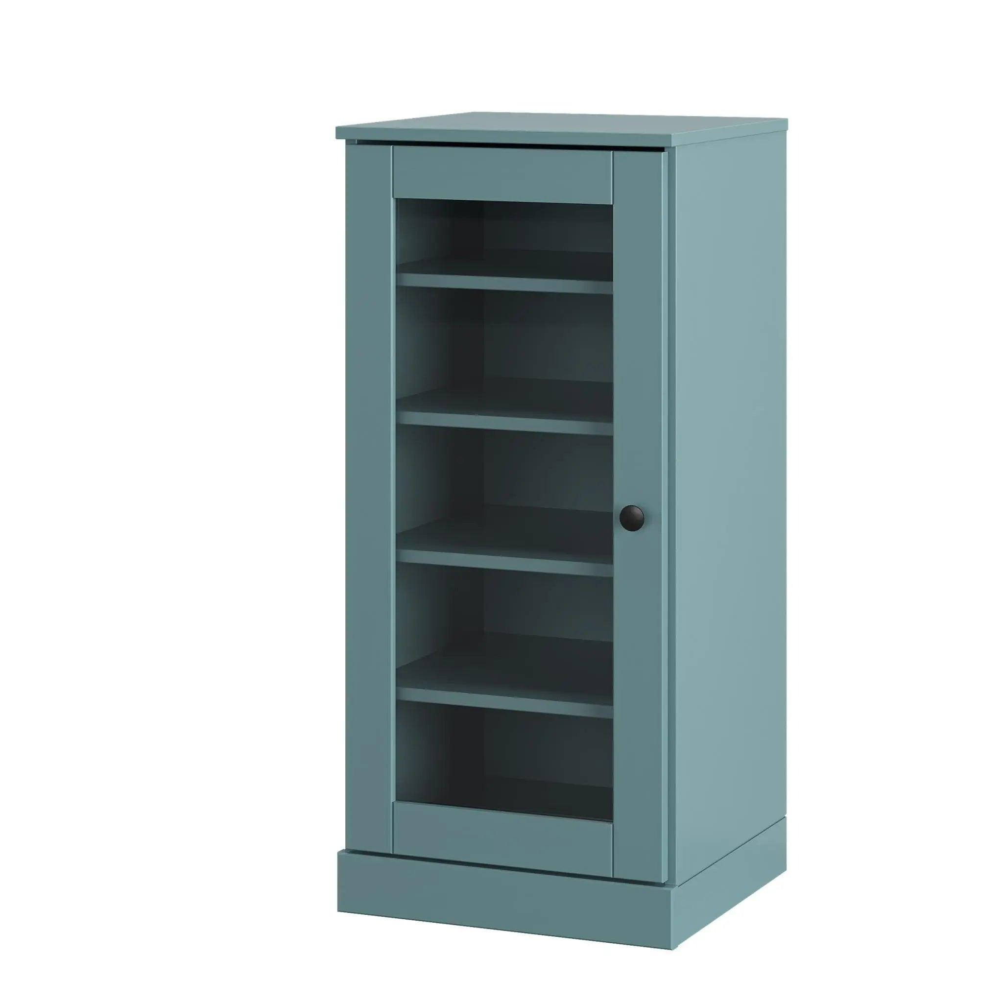 Aqua Ten Pair Solid WoodShoe Storage Cabinet Homeroots Organization