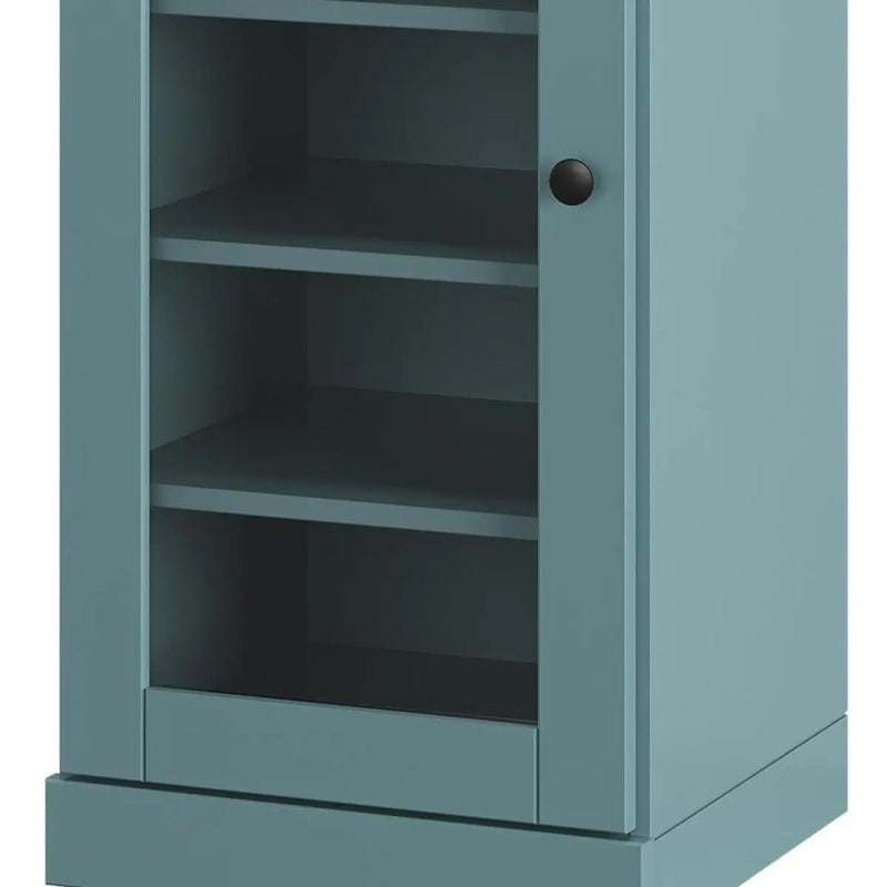 Aqua Ten Pair Solid WoodShoe Storage Cabinet Homeroots Organization