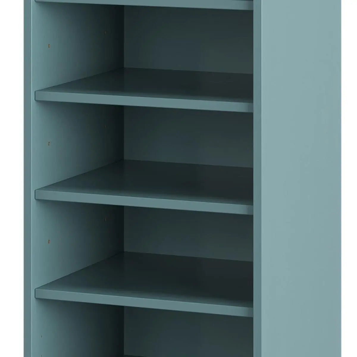 Aqua Ten Pair Solid WoodShoe Storage Cabinet Homeroots Organization