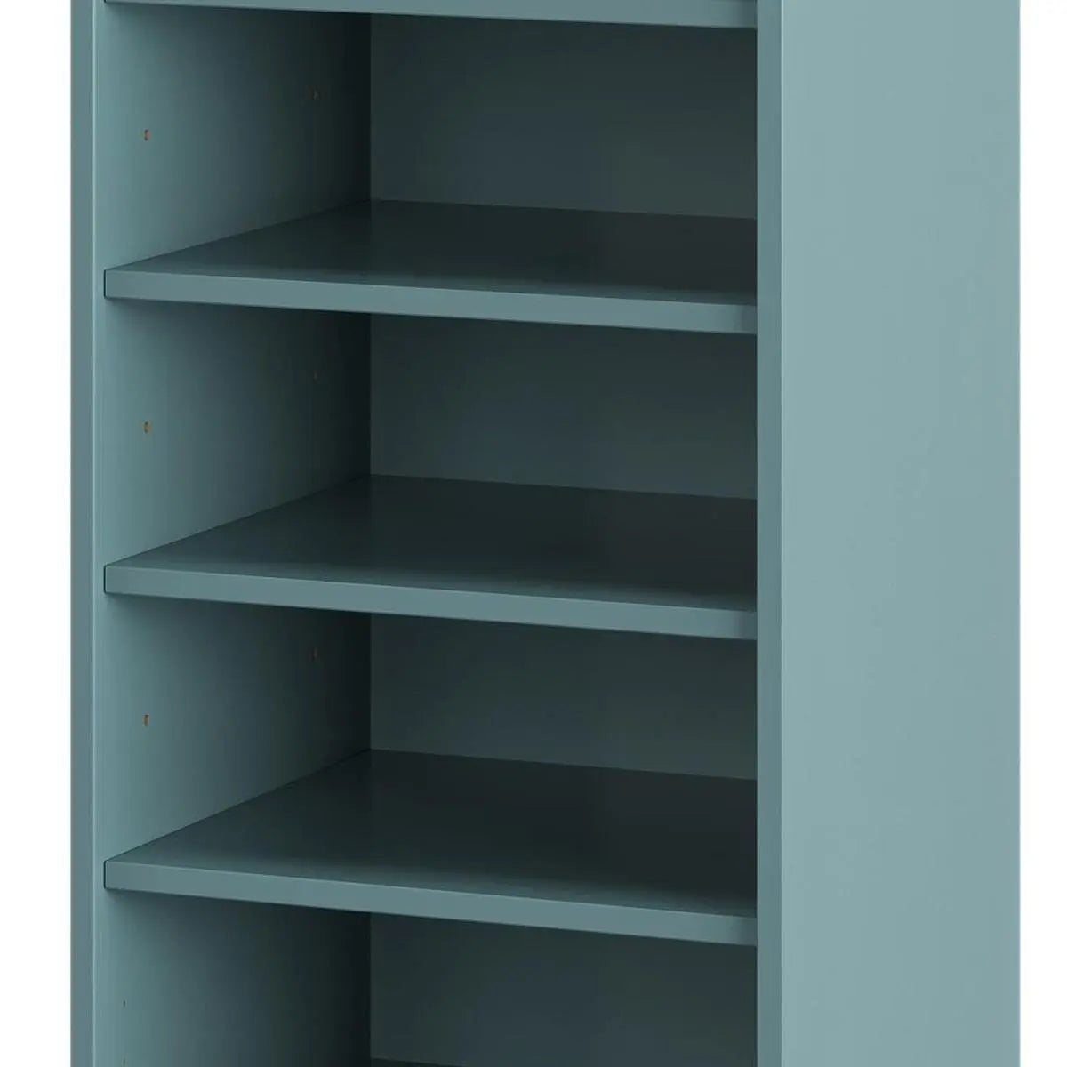 Aqua Ten Pair Solid WoodShoe Storage Cabinet Homeroots Organization