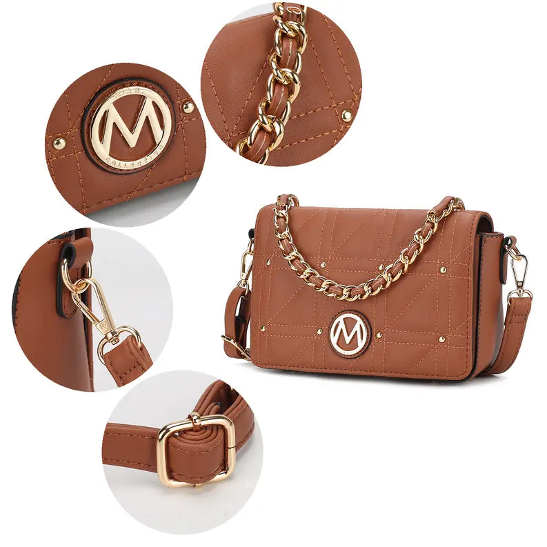 Arabella Vegan Leather Women's Shoulder Bag MKF Colletion by Mia K.