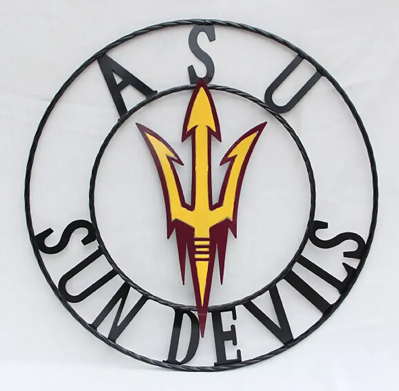Arizona State University ASU Sun Devils Wrought Iron Wall Decor LRT SALES