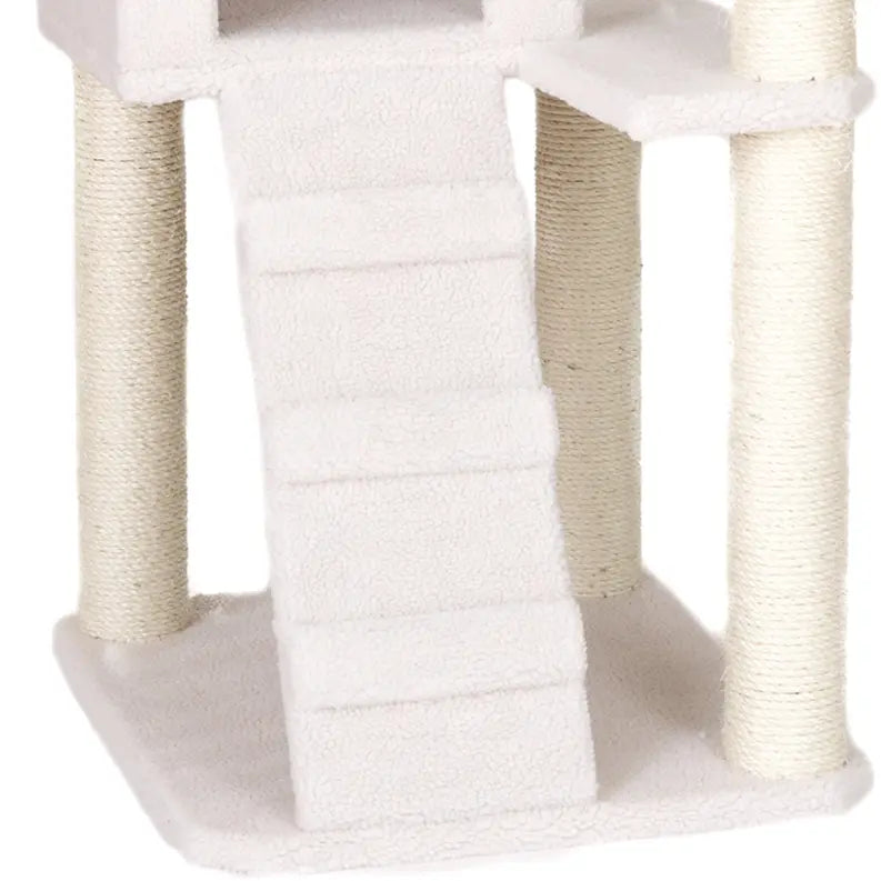 Armarkat Fleece Covered 53" High Cat tree, Real Wood B5301 AeroMark