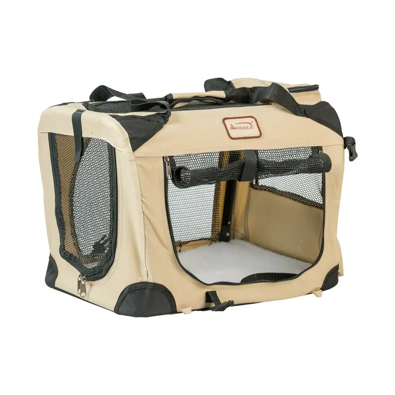 Armarkat FoldIng Soft Dog Crate Pet Travel Carrier PC201B AeroMark