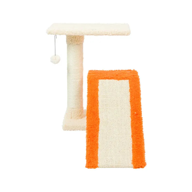 Armarkat Two Level Platform Scratcher W Sisal Carpet Ramp AeroMark