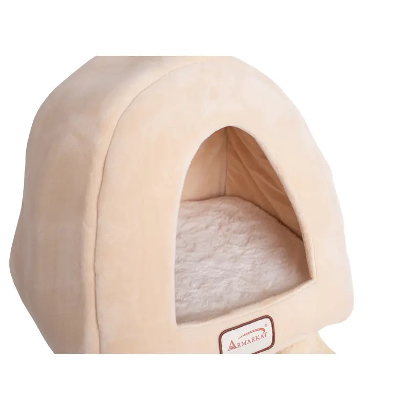 Armarkat X3007 Cat Condo, Real Wood Cat Scratching Post AeroMark