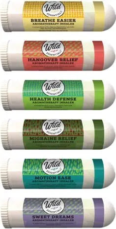 Aromatherapy Inhaler (34 Different Options) Wild Essentials