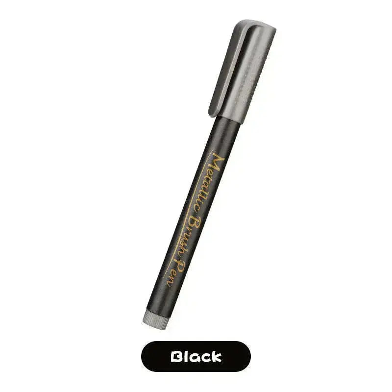 Art-Marker-Set-Metal-10-Colors-Medium-Pen-Metallic-For-DIY-Photo-Album-Signature-Liquid-ink-Round-Supplies-Permanent-Plastic-GreatEagleInc-334251754