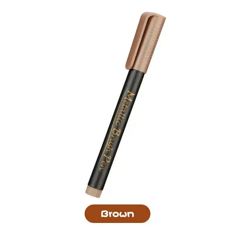 Art-Marker-Set-Metal-10-Colors-Medium-Pen-Metallic-For-DIY-Photo-Album-Signature-Liquid-ink-Round-Supplies-Permanent-Plastic-GreatEagleInc-334251925