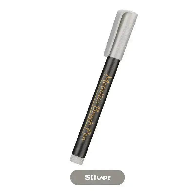 Art-Marker-Set-Metal-10-Colors-Medium-Pen-Metallic-For-DIY-Photo-Album-Signature-Liquid-ink-Round-Supplies-Permanent-Plastic-GreatEagleInc-334252152