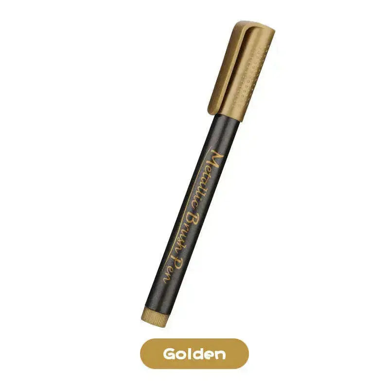 Art-Marker-Set-Metal-10-Colors-Medium-Pen-Metallic-For-DIY-Photo-Album-Signature-Liquid-ink-Round-Supplies-Permanent-Plastic-GreatEagleInc-334252242