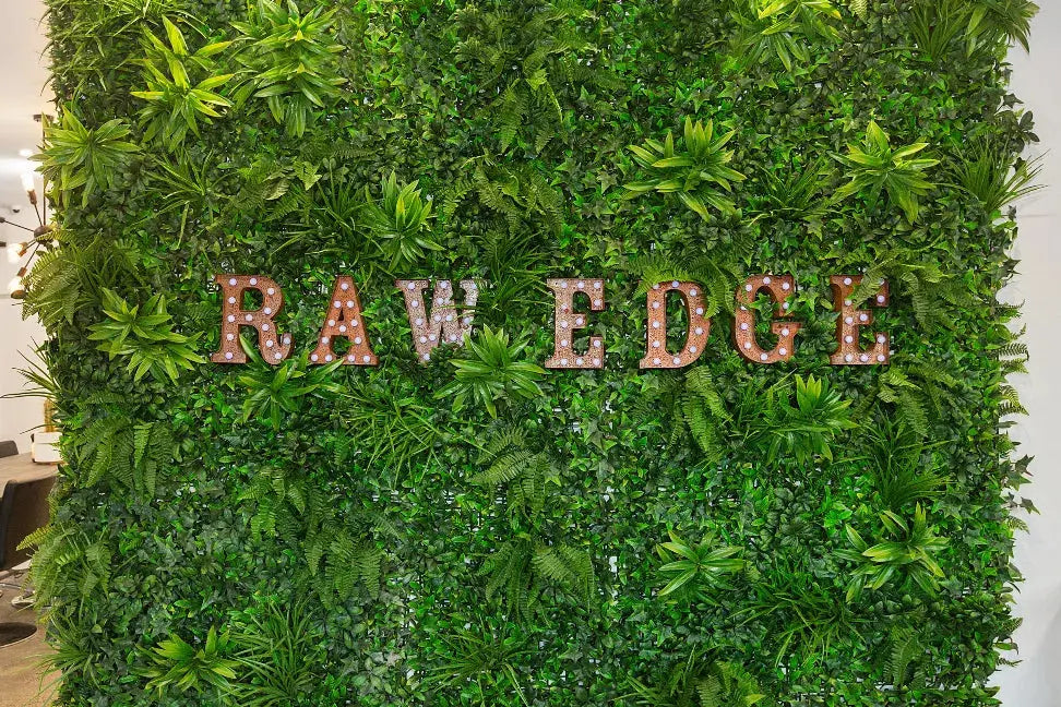 Artificial Living Wall Garden 28SQ FT UV Resistant Designer Plants USA