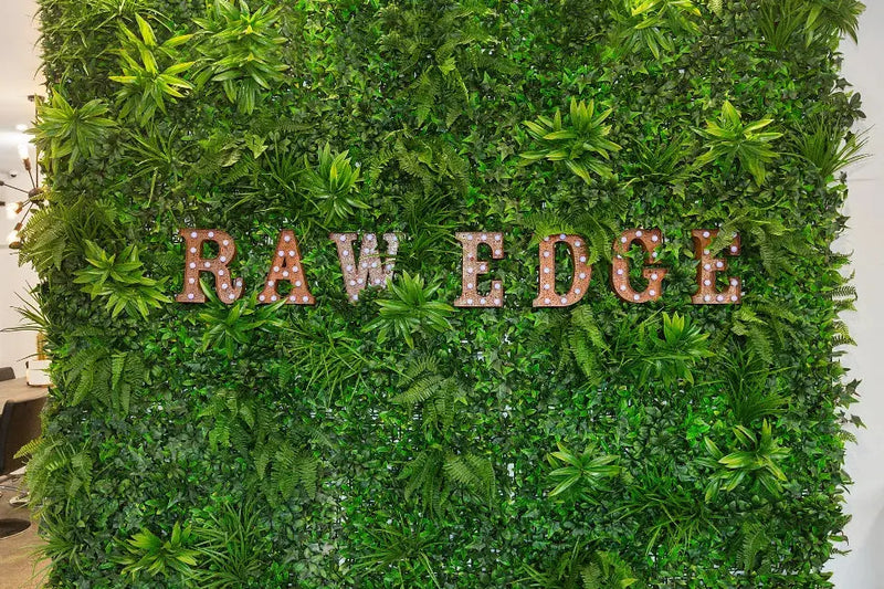 Artificial Living Wall Garden 28SQ FT UV Resistant Designer Plants USA