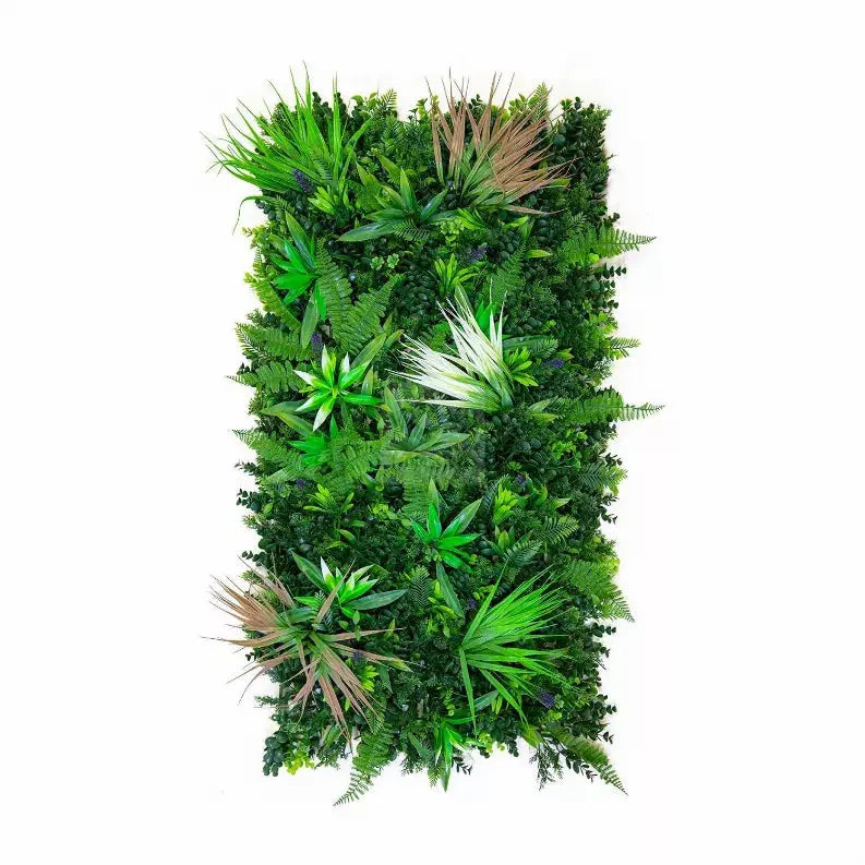 Artificial Living Wall Garden 28SQ FT UV Resistant Designer Plants USA