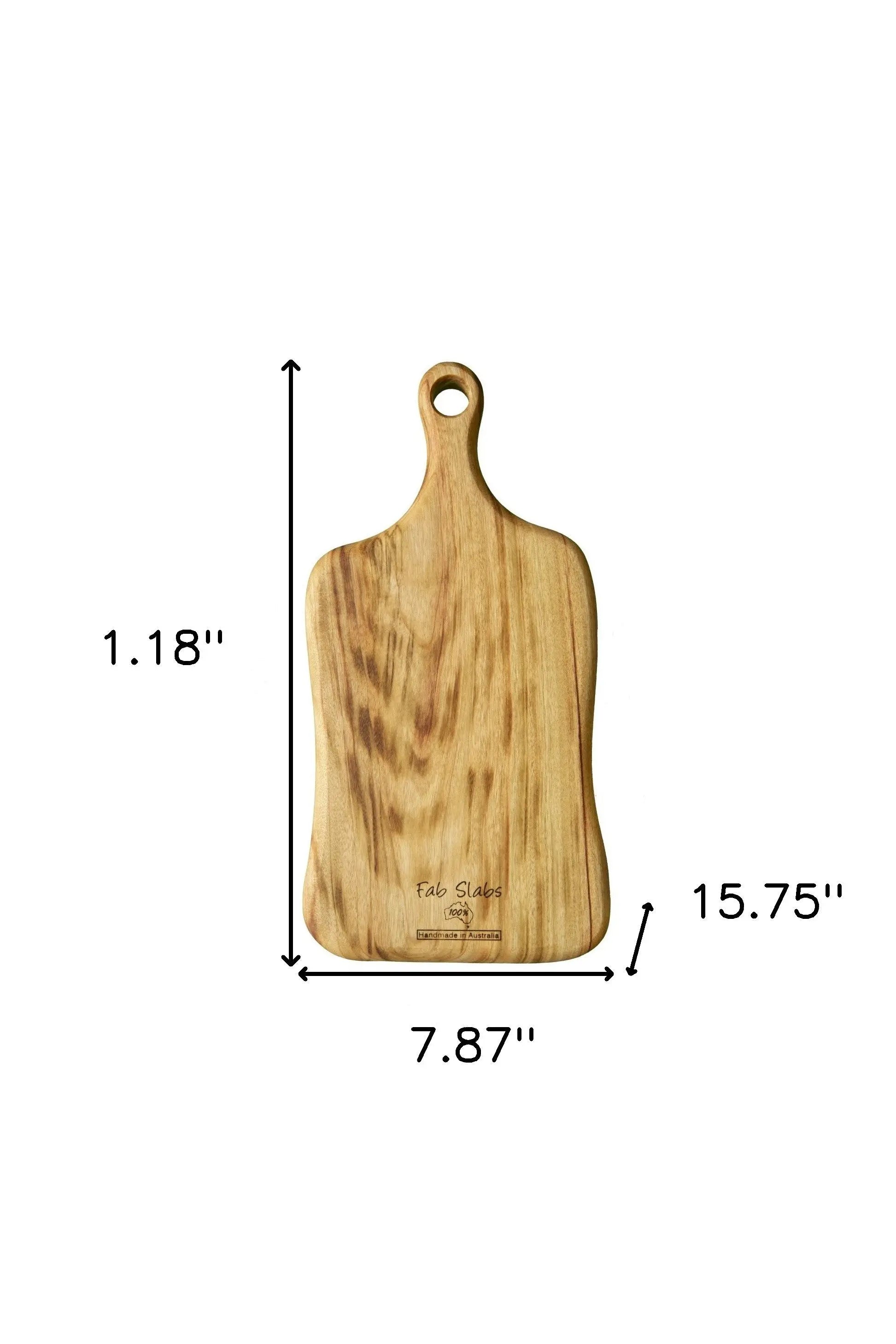 Artisan Organic Edge Anti Bacterial Wood Paddle Board Homeroots Kitchen & Dining